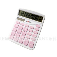 Low Price 12 Digits Dual Power Desktop Calculator with Large LCD Screen (LC236A)